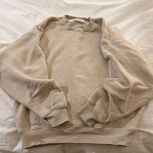 Elwood oatmeal crew neck/ size S